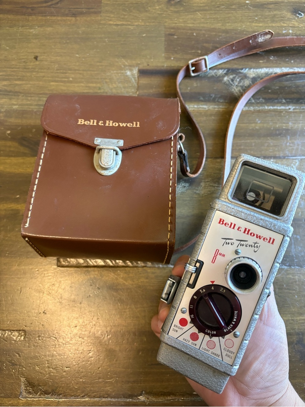 Bell & Howell Vintage 220 Movie Camera Bag Set Art Deco Untested Film AS-IS